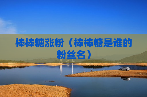 棒棒糖涨粉（棒棒糖是谁的粉丝名）