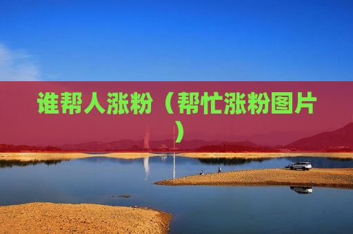 谁帮人涨粉（帮忙涨粉图片）