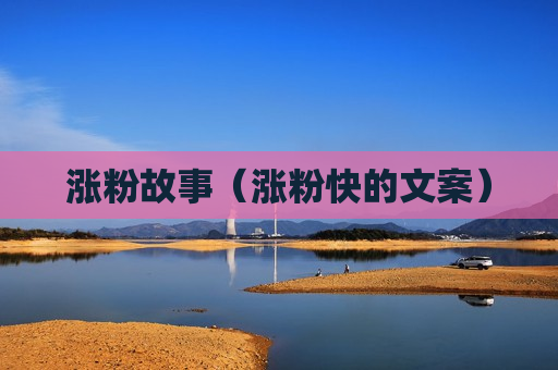 涨粉故事（涨粉快的文案）