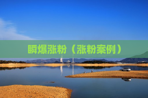 瞬爆涨粉（涨粉案例）