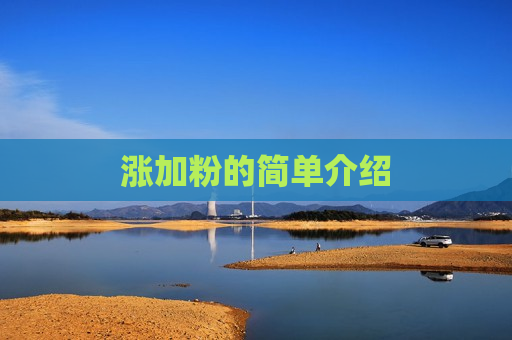 涨加粉的简单介绍