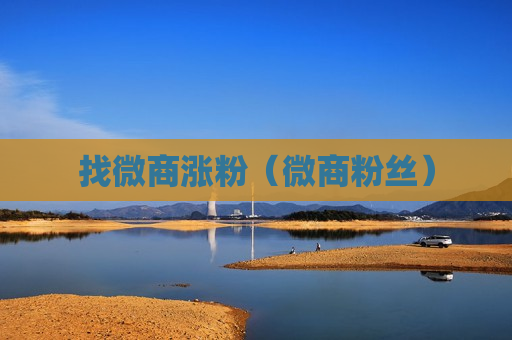 找微商涨粉（微商粉丝）