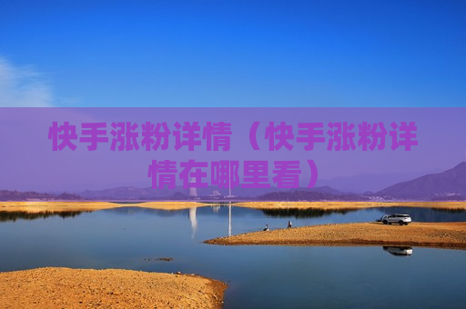 快手涨粉详情（快手涨粉详情在哪里看）