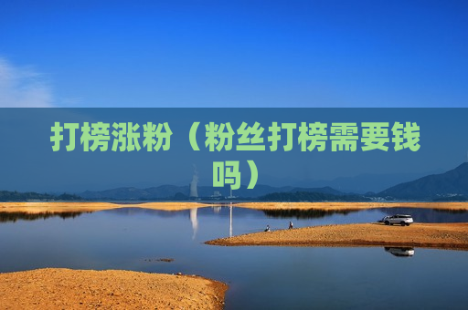 打榜涨粉（粉丝打榜需要钱吗）