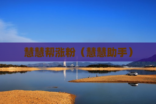 慧慧帮涨粉（慧慧助手）