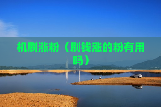 机刷涨粉（刷钱涨的粉有用吗）
