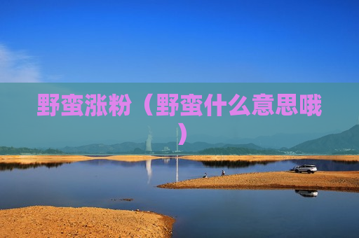 野蛮涨粉（野蛮什么意思哦）