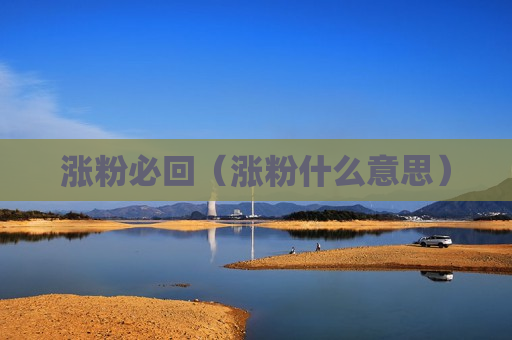 涨粉必回（涨粉什么意思）