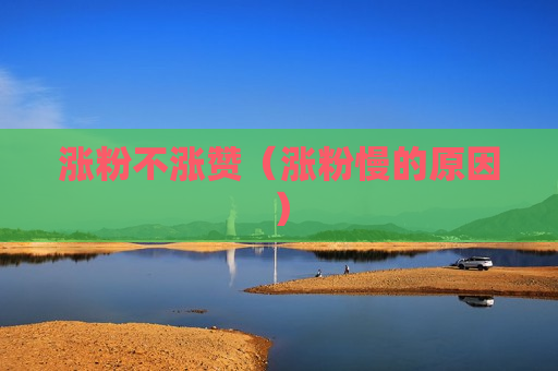 涨粉不涨赞（涨粉慢的原因）