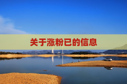 关于涨粉已的信息