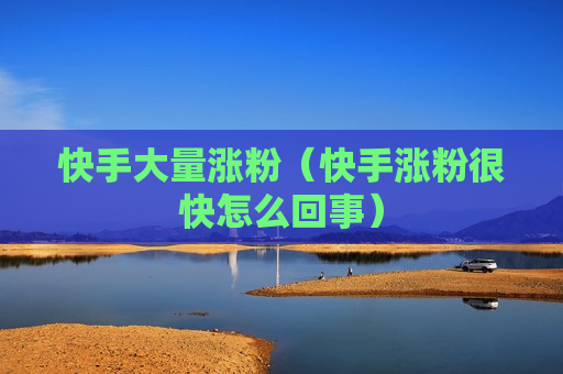 快手大量涨粉（快手涨粉很快怎么回事）