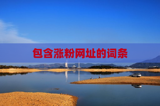 包含涨粉网址的词条