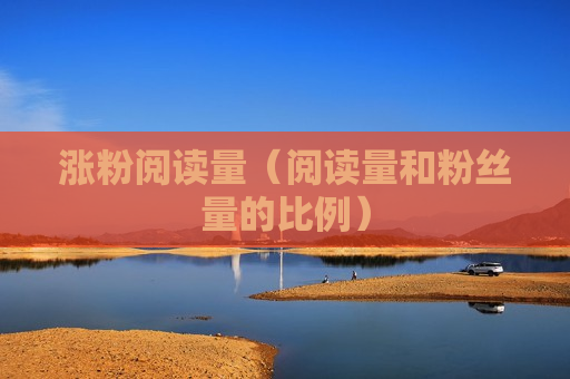 涨粉阅读量（阅读量和粉丝量的比例）