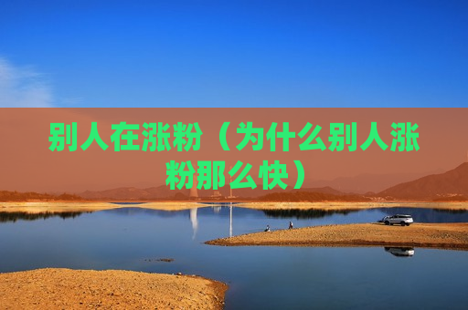 别人在涨粉（为什么别人涨粉那么快）