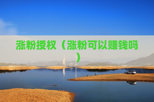 涨粉授权（涨粉可以赚钱吗）