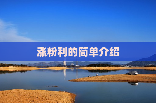 涨粉利的简单介绍