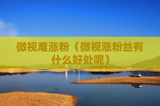微视难涨粉（微视涨粉丝有什么好处呢）
