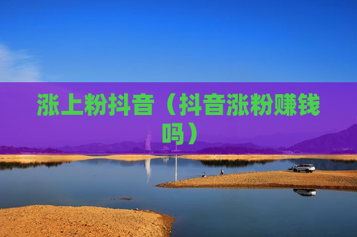 涨上粉抖音（抖音涨粉赚钱吗）