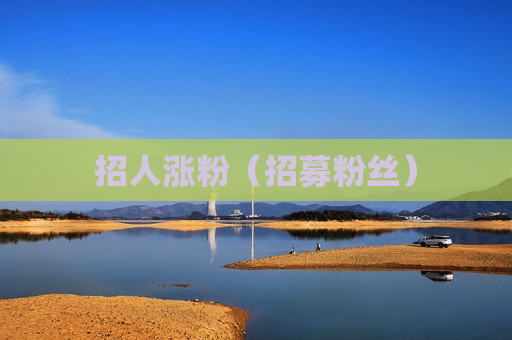 招人涨粉（招募粉丝）