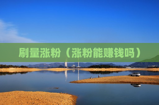 刷量涨粉（涨粉能赚钱吗）