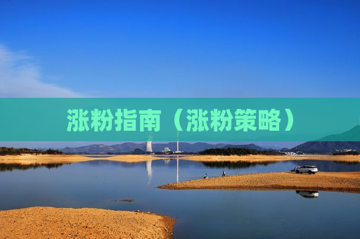 涨粉指南（涨粉策略）