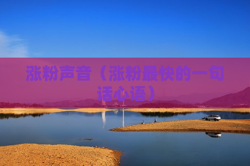 涨粉声音（涨粉最快的一句话心语）