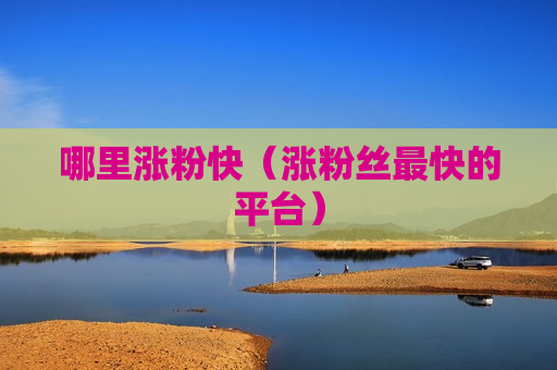 哪里涨粉快（涨粉丝最快的平台）