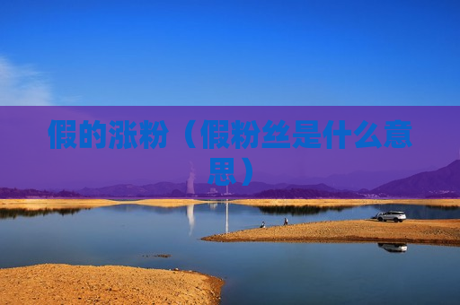 假的涨粉（假粉丝是什么意思）