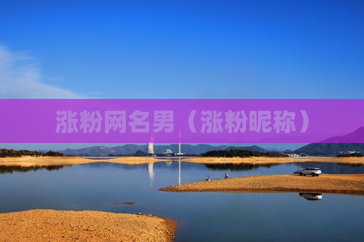 涨粉网名男（涨粉昵称）
