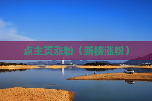 点主页涨粉（新榜涨粉）