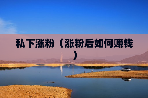 私下涨粉（涨粉后如何赚钱）