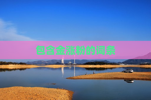 包含金涨粉的词条
