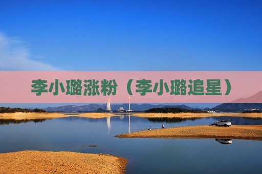 李小璐涨粉（李小璐追星）