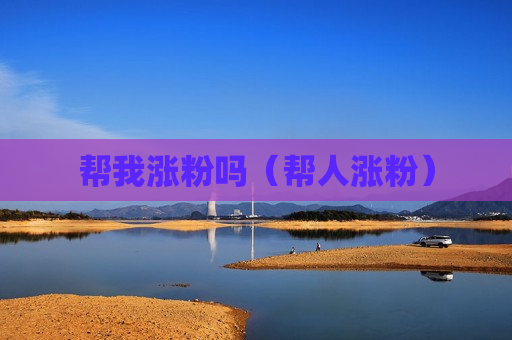 帮我涨粉吗（帮人涨粉）