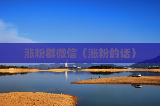 涨粉群微信（涨粉的话）