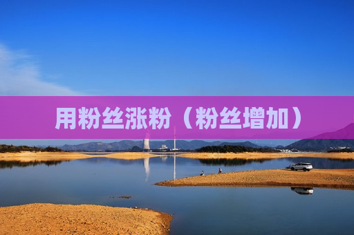 用粉丝涨粉（粉丝增加）