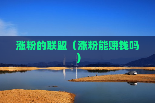 涨粉的联盟（涨粉能赚钱吗）