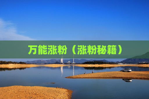 万能涨粉（涨粉秘籍）