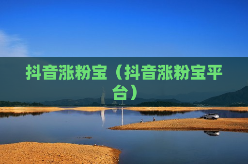 抖音涨粉宝（抖音涨粉宝平台）