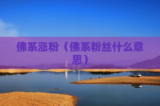 佛系涨粉（佛系粉丝什么意思）