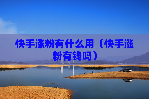 快手涨粉有什么用（快手涨粉有钱吗）