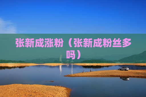 张新成涨粉（张新成粉丝多吗）