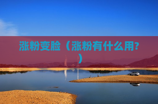 涨粉变脸（涨粉有什么用?）