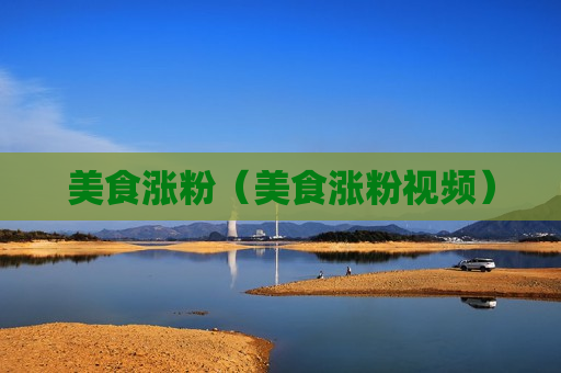 美食涨粉（美食涨粉视频）