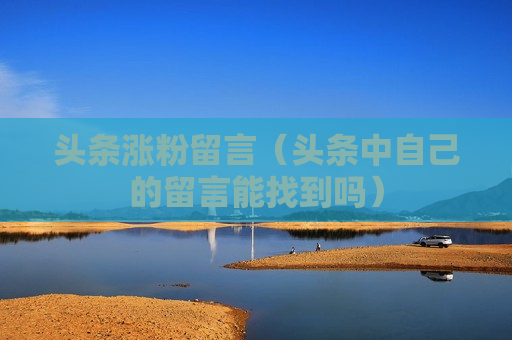头条涨粉留言（头条中自己的留言能找到吗）