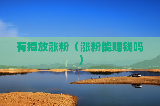 有播放涨粉（涨粉能赚钱吗）