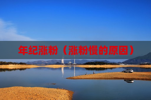 年纪涨粉（涨粉慢的原因）