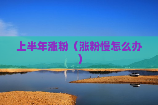 上半年涨粉（涨粉慢怎么办）