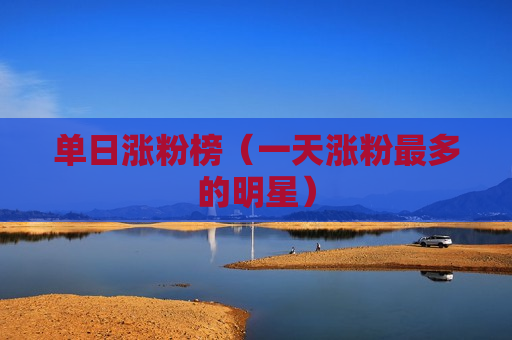 单日涨粉榜（一天涨粉最多的明星）