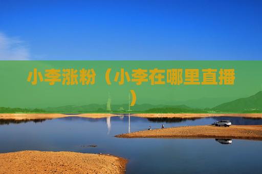 小李涨粉（小李在哪里直播）